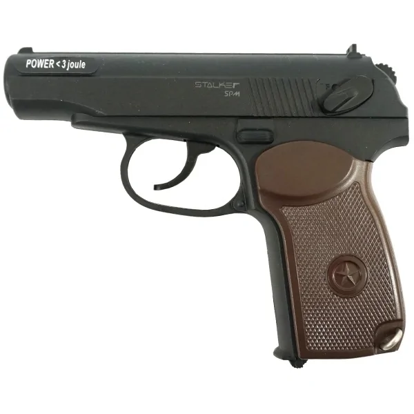 Пневматический пистолет Stalker SPM (ПМ) к.4,5мм, пластик, черный